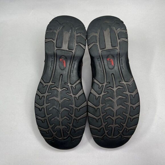 Red Wing Men's Size 9 Brown Leather Steel Toe Lace Up Work Shoes - Picture 9 of 12